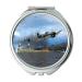 fighter planes Mirror Compact Mirror firefighter boots pocket mirror portable mirror