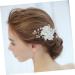 minkissy Pearl Tiara Bridal Headpiece Rhinestone Headpiece Crystal Headpiece Bridal Hair Comb Wedding Hair Comb Crystal Hair Comb Decor Hair Comb Decorate Bride Rhinestones - Buy Online on GoSupps.com
