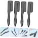 Mipcase 4pcs Stainless Steel Eyelash Comb & Eyebrow Brush Set - Portable Grooming Tools for False Lashes & Eyelash Mascara - Ideal Mini Lash & Brow Comb - Buy Online on GoSupps.com