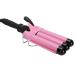 3 Barrel Curling Iron 3 Barrel Curling Iron Wand Dual Voltage Hair Crimper Hair Curling Iron Crimper Hair Iron Ceramic Tourmaline Hair Waver Curling Wand Dual Voltage US Plug 28mm