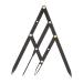 R gle Sourcils en Acier Inoxydable R glable Outil de Mesure des Sourcils Pr cis R gle de Positionnement Noir Outil de Dessin Compact pour Maquillage Professionnel