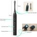 Best Electric Toothbrush for Adults - 6 Modes Smart Timer IPX7 4 Brush Heads - Long Lasting 15-Day Charge - Buy Online on GoSupps.com