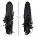 24 HSPJHTM Black Synthetic Ponytail Extension - Voluminous Curled Wavy Hair Piece for Women - Buy Online on GoSupps.com