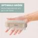 PARSA Beauty Nature Love Double-Sided Nail Brush - Hand Washing Brush in Beige | 1 Piece for Perfect Nail Care - Buy Online on GoSupps.com