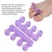2 Pcs Purple Silicone Toe Separators for Bunion Relief and Hammer Toe Support - Buy Online on GoSupps.com