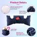 Hysterectomy Pillow for Post Surgery Recovery - C Section, Mastectomy, Tummy Tuck - Seatbelt Pillow with Pocket for Abdominal Support - Buy Online on GoSupps.com