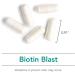 Nutricology Biotin Blast - 90 Vegetarian Capsules for Healthy Hair, Skin & Nails - Buy Online on GoSupps.com