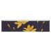 Resistance Bands Exercise Bands Yellow Flower Design Printed Elastic Band Leg Bands Resistance Fitness Bands Fabric Resistance Bands