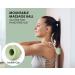 Spiky Massage Ball Set - 2 Lacrosse Balls for Plantar Fasciitis Neck Pain Relief & Deep Tissue Massage - Buy Online on GoSupps.com
