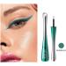 Color eyeliner professional liquid eyeliner pen with bright color makeup (green) - Buy Online on GoSupps.com