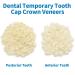 Temporary Tooth Caps & Crowns - Dental Repair Veneers for Front & Molar Teeth | 100 Pieces - Buy Online on GoSupps.com