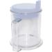 Set of 6 White Spouted Lids for Clear Cups - Rehabilitation Advantage - Buy Online on GoSupps.com