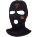 JunnKay Balaclava Face Mask for Cold Weather Skiing - Thermal Cycling Mask for Men and Women - Black, One Size - Buy Online on GoSupps.com