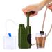 Nevytol portable water filter outdoor can filter 5000l water -provider drinking water removed 0.01 micron thick virus heavy metal with storage bags for emergencies outdoors camping hiking