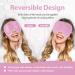 Gamufw Cooling Eye Mask Hot Cold Therapy Gel Eye Mask for Puffy Eye Migraine Relief Headache Dark Circles Dry Eyes Swollen Eyes Sinus Pain (Pink) - Buy Online on GoSupps.com