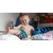 Petit Lulu Cloth Nappy Wrap | One Size (11-35.2 lbs) | Snaps | Washable Diaper Cover | Made in Europe - Turquoise Feathers - Buy Online on GoSupps.com