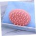 Partykindom 3-in-1 Shower Hairbrush & Scalp Massager for Hair Growth - Pink Shampoo Brush with Automatic Massage Function - Buy Online on GoSupps.com