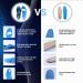 PCSsole Orthotic High Arch Support Gel Insoles for Flat Feet and Plantar Fasciitis - XS Women (3.5-5.5) - Blue - Buy Online on GoSupps.com