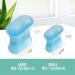 Buy Welnove Upgraded Gel Toe Separators - Aloe Vera Infused Silicone Spacers for Overlapping Toes & Bunion Relief - 8-Pack (Men/Women Small Blue) - International Shipping Available - Buy Online on GoSupps.com