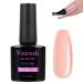 VNICESLI 5 in 1 assembly gel for Geln gel 10ml Builder Nail Gel UV/LED Gel N gel N gel N gel Gumy Base nail gel for nail extension repair nail strengthening nail design (nude pink)