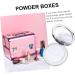 Balacoo 4 Pcs Loose Powder Box Plastic Containers Compact Powder 5g Powder Case Travel Empty Box 7.5x7.5cmx2pcs Silverx2pcs - Buy Online on GoSupps.com