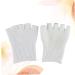 Beaupretty 3 Pairs Gel Socks Bunion Straightener Toe Spacers Toe Spreader Open Toe Socks Heel Sleeves for Cracked Heels Five Finger Socks Foot Care Socks Thumb Splitter White - Buy Online on GoSupps.com