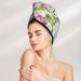 Microfiber Hair Drying Cap | Vintage Floral Towel Wrap for Quick Drying | Soft & Absorbent Hair Towel for Curly Long & Thick Hair - Buy Online on GoSupps.com