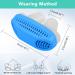 CINWAUVO Anti Snoring Devices 2 in 1 Nose Air Purifier Nasal Vents Clip for Men Women - Snore Stopper and Sleep Aid (Blue) - Buy Online on GoSupps.com