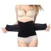 HIDARLING Postpartum Support Recovery Belly Belt Body Shaper Corset Belt with High Elastic for Women and Maternity Recovering from Birth Waist Trainer Belts (L Black) Black L