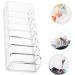 STOBAZA Acrylic Display Risers Acrylic Eyeshadow Organizer Storage Holder Makeup Box Lip Gloss 25x9cm Transparent Color - Buy Online on GoSupps.com