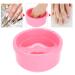 Buy Pink Durable Manicure Bowl Soaker | Nail Salon Supplies for Easy Personal Care - International Shipping Available - Buy Online on GoSupps.com