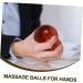 Solustre 6pc Wooden Baoding Balls | Manual Massage & Acupuncture Fitness Balls | Chinese Style Bamboo Circles - Buy Online on GoSupps.com