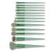 13-Piece Green Reusable Portable Cosmetic Makeup Brushes Set - Professional Quality - Buy Online on GoSupps.com