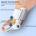 Buy WJRQD White Toe Support - Breathable Adjustable Fracture Recovery & Hallux Valgus Correction - Portable Toe Straightener for Home & Travel - Buy Online on GoSupps.com