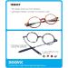 DOOViC Round Blue Light Blocking Reading Glasses for Men & Women +2.5 Strength - Lightweight Flexible Design - 4 Color Options - Buy Online on GoSupps.com