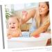 4 Pairs Kids Bath Gloves | Exfoliating Mitts for Girls | Compact Shower & Bath Skincare Tool | Baby Cotton Cleaning Towel - Buy Online on GoSupps.com