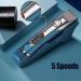 Professional Hair Trimmer & Clipper for Men - Electric Hair Cutting Kit with 8 Guide Combs | Ideal for Salon & Home Use - Buy Online on GoSupps.com