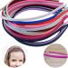 18-Piece Satin Hair Bands Gentle Touch Headbands for Women & Girls 1cm DIY Hair Accessories in 18 Colors - Buy Online on GoSupps.com