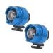 CROC headlights for shoes 2 pieces IPX5 waterproof croc-light croced lights for shoes lights 72 hours small lights for croced shoes decoration for dog walks practical (blue)