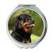 YENDOSTEEN Mirror makeup mirror Rottweiler Purebred Dog Animal Dog Peaceful Pet00 pocket mirror portable mirror