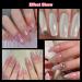White Pearl Chrome Nail Powder - Glazed Donut Inspired Mirror Effect Glitters for DIY Nails - Buy Online on GoSupps.com