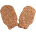 JIHUOO 2 Pieces Hemp Massage Gloves Bath Peeling Gloves Shower Gloves Exfoliating Gloves Mitt for Body Face