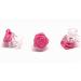 10 Pink Rose Hair Clips - Bridal Hair Accessories | Elegant Floral Hairpins (Pack of 10) - Buy Online on GoSupps.com