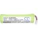 Buy 2.4V 3500mAh Battery Replacement for C3500 Laser Metland LS522 UL521 UL522 LS521 - International Shipping Available - Buy Online on GoSupps.com
