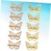 FRCOLOR Hairpin Metal Hair Clip metal hair claw clips head clip decorative hair clips Hairpins hair clips metallic hair clamps Golden hair clip Bobby Pin hollow Headdress - Buy Online on GoSupps.com