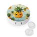 Contact Lens Case Cute Pineapple Print Plastic Contact Lens Case contact Lens Care Box ontact Lens Travel Box