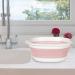 Camping Foldable Wash Bins Hangable Sink Foldable Dish Tub for Camping Portable Washing Basin Space Saving Hangable Washtub Pink Medium - Buy Online on GoSupps.com