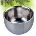 Minkissy Men's Shaving Cream Bowl - Stainless Steel Shaving Bowl with Cover | Premium Shaving Accessories for Men - Buy Online on GoSupps.com