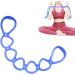 Exercise Bands | 7 Stretch Exercise Band - Portable Back Foot Leg and Hand Stretcher Arm Exerciser for Home Or Fitness Center Physical Workout Blue - Buy Online on GoSupps.com