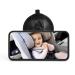 360 Auto Return mirror for baby baby back seat mirror car baby baby mirror mirror car baby rear seat baby car mirror black 12x6cm